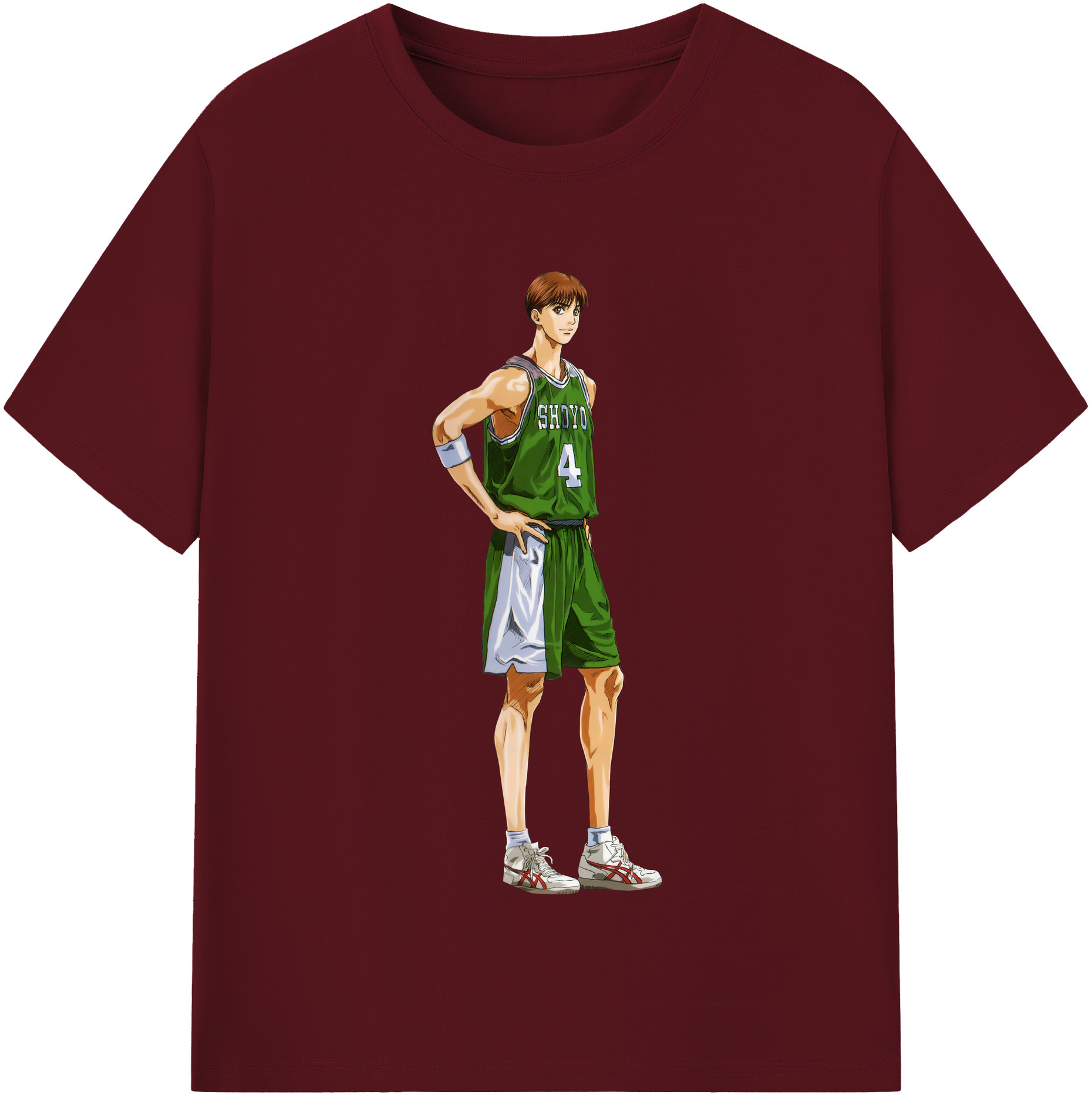 SLAM DUNK／スラムダンク 綿100％半袖Tシャツ（フロントプリント）